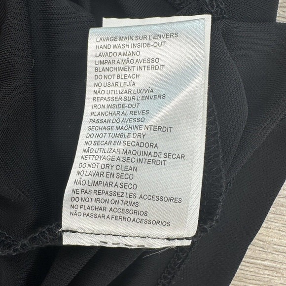 NWT Faith Connexion Womens L Black Rayon Asymmetrical Sequins Midi Sheath Dress - Picture 7 of 12